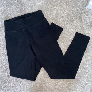 High waisted black leggings